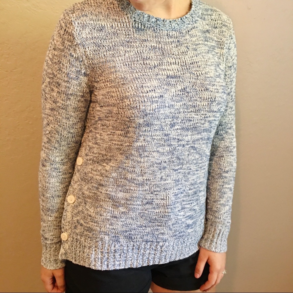 Side Buttoned Sweater